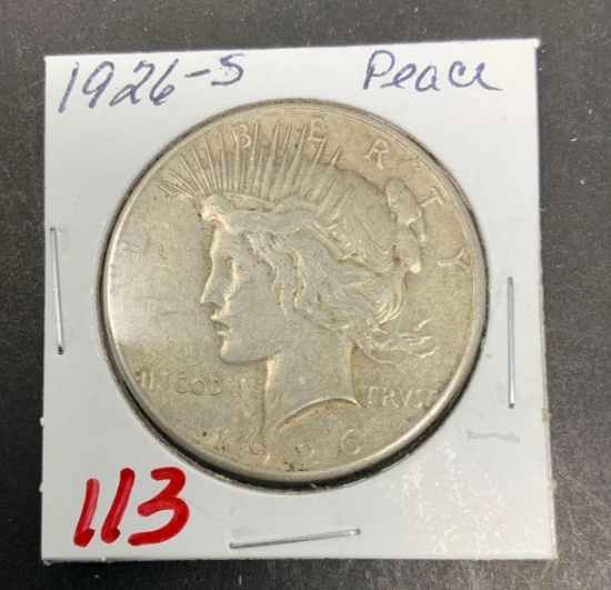 1926-S PEACE SILVER DOLLAR