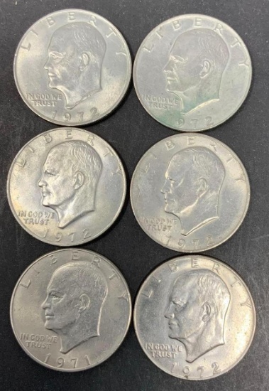 6 - EISENHOWER DOLLARS