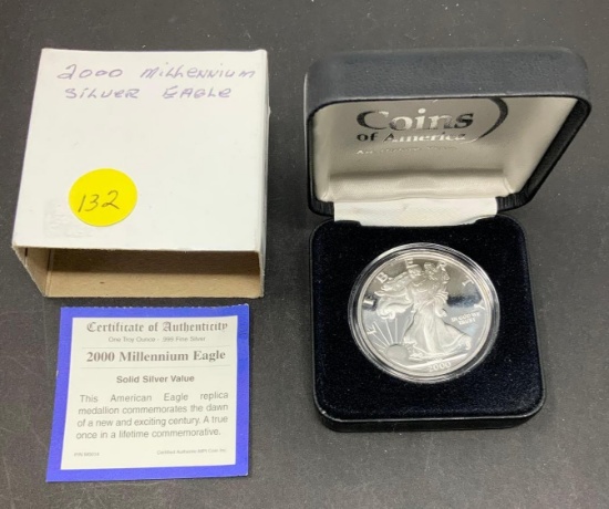 2000 MILLENNIUM SILVER EAGLE