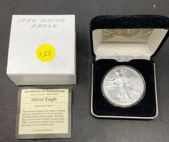 1999 AMERICAN SILVER EAGLE