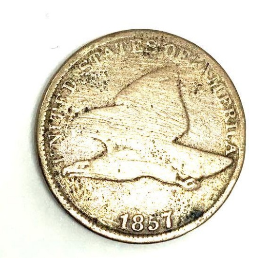 1857 FLYING EAGLE CENT