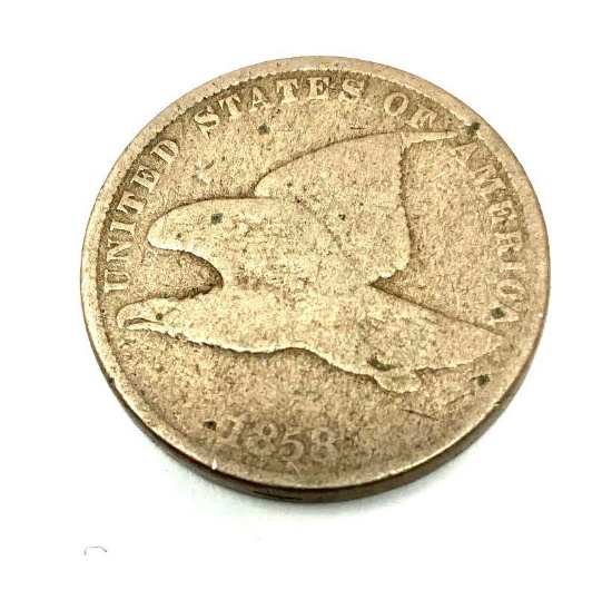 1858 FLYING EAGLE CENT