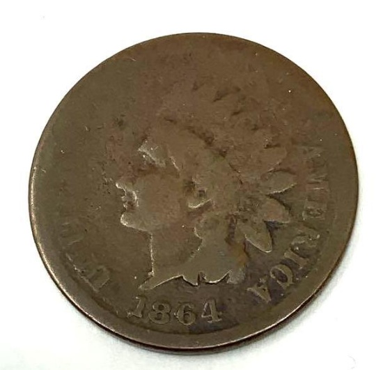 1864 INDIAN HEAD CENT