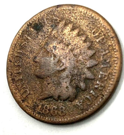 1868 INDIAN HEAD CENT