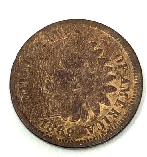 1869 INDIAN HEAD CENT
