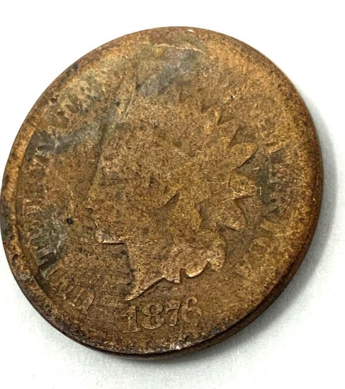 1876 INDIAN HEAD CENT