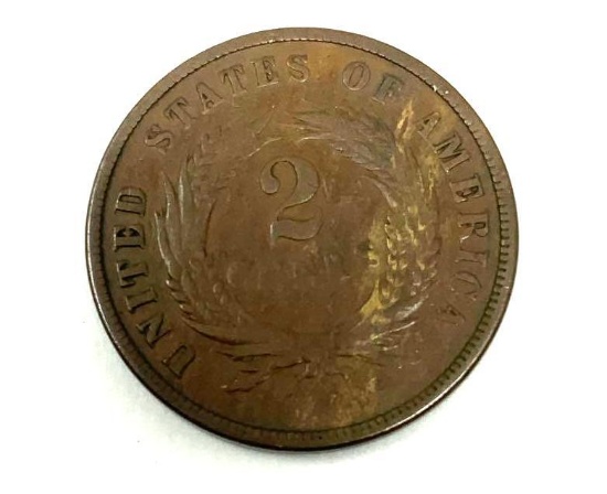 1869 TWO CENT PIECE