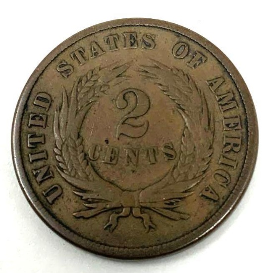 1871 TWO CENT PIECE