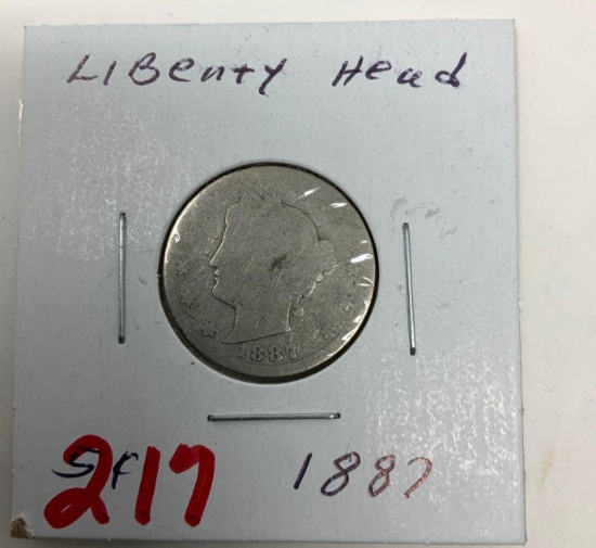 1887 LIBERTY HEAD NICKEL