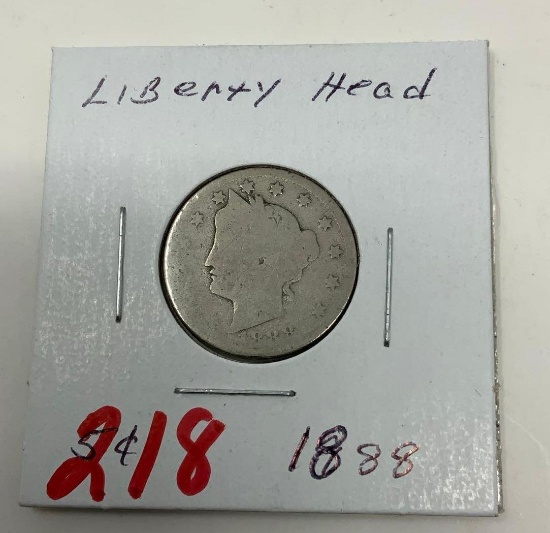 1888 LIBERTY HEAD NICKEL