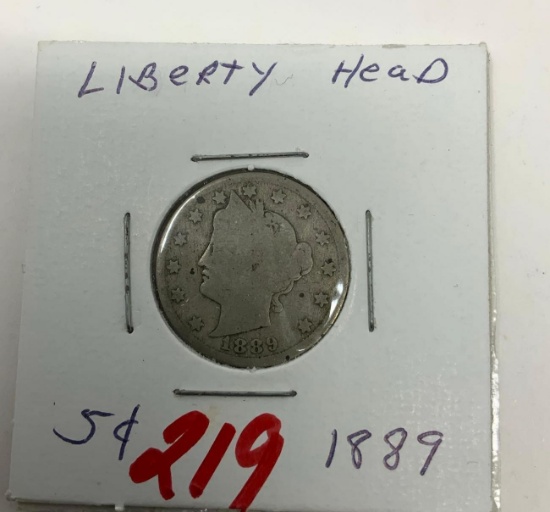 1889 LIBERTY HEAD NICKEL