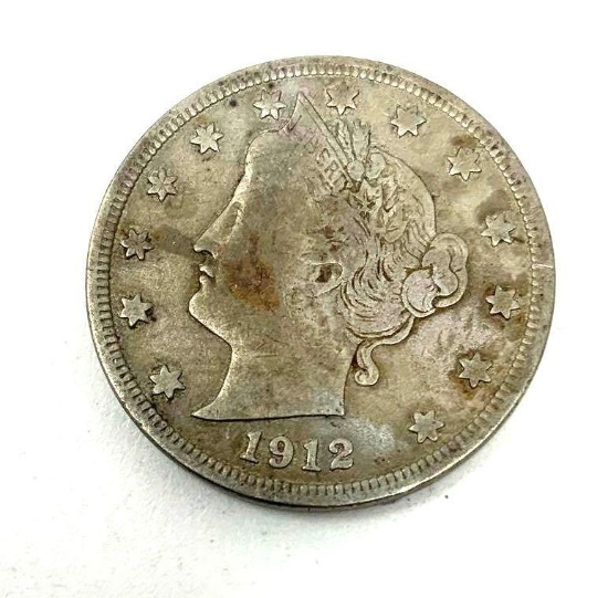 1912-S LIBERTY HEAD NICKEL