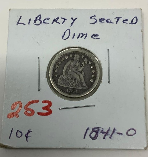 1841-O LIBERTY SEATED DIME