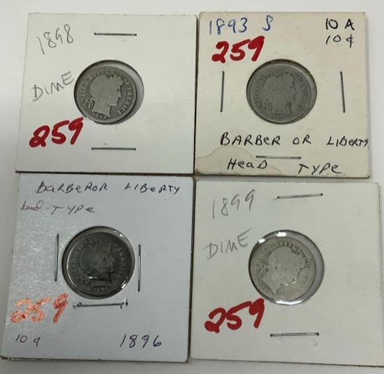 4 - BARBER DIMES