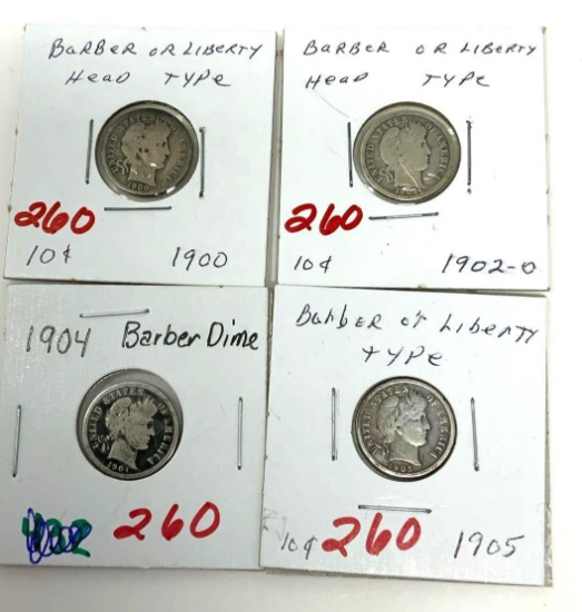 4 - BARBER DIMES