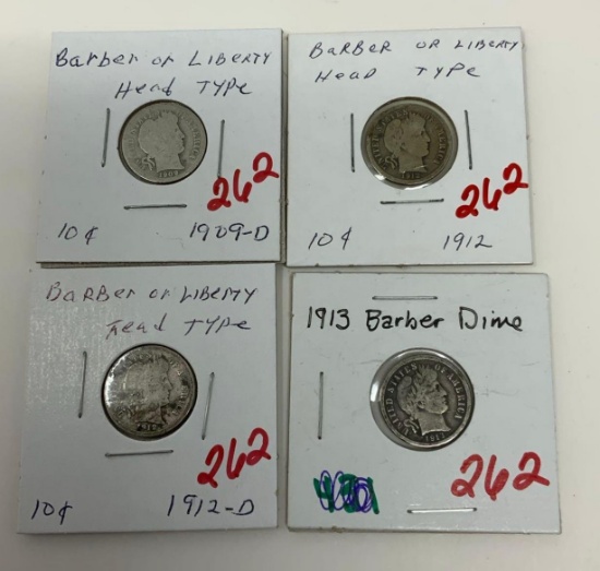 4 - BARBER DIMES