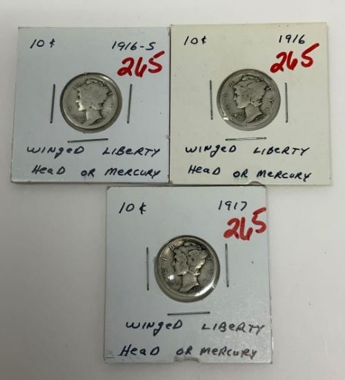 3 - MERCURY DIMES