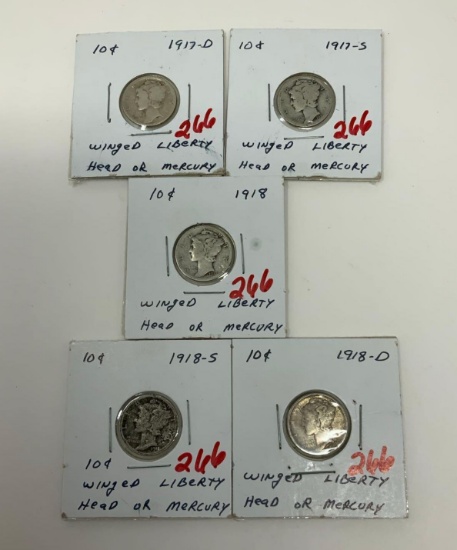 5 - MERCURY DIMES