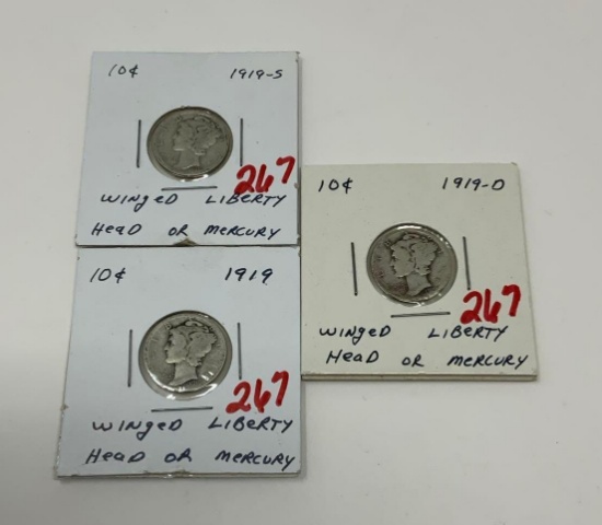 3 - MERCURY DIMES