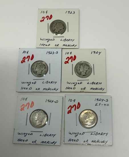 5 - MERCURY DIMES