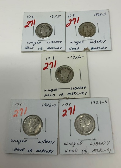 5 - MERCURY DIMES