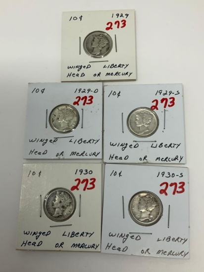 5 - MERCURY DIMES