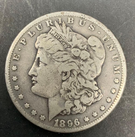1896-S MORGAN SILVER DOLLAR