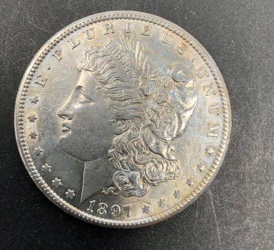 1897-S MORGAN SILVER DOLLAR