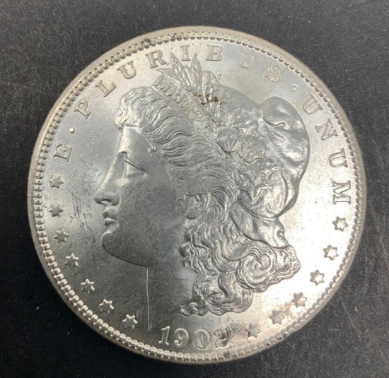 1902-O MORGAN SILVER DOLLAR