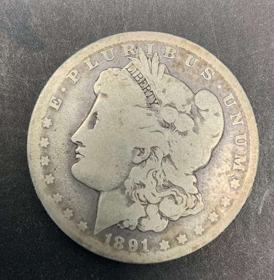 1891-O MORGAN SILVER DOLLAR