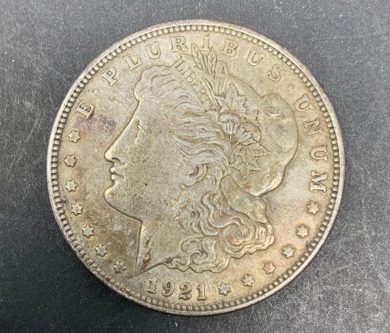 1921-D MORGAN SILVER DOLLAR