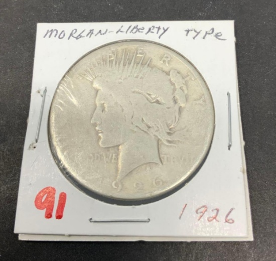 1926 PEACE SILVER DOLLAR
