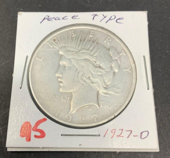 1927-D PRACE SILVER DOLLAR
