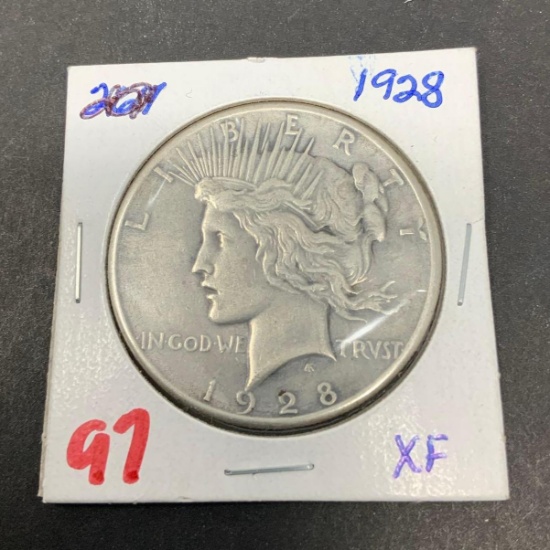 1928 PEACE SILVER DOLLAR