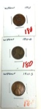 3 - 1911 WHEAT CENTS