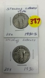 1930 and 1930-S STANDING LIBERTY QUARTERS