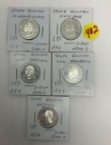 5 - 2000S SILVER STATE QUARTERS