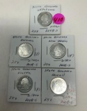 5 - 2008S SILVER STATE QUARTERS