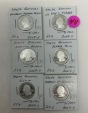 6 - 2009S SILVER STATE QUARTERS