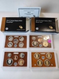 2 - 2012 UNITED STATES MINT PROOF SETS - INCOMPLETE
