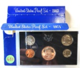 1971 and 1983 US PROOF SET
