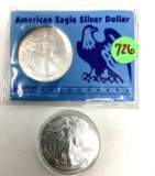 1998 AND 2022 SILVER EAGLES
