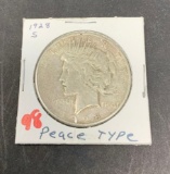 1928-S PEACE SILVER DOLLAR