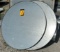 2 BROCK HEAVY FLAT BIN LIDS