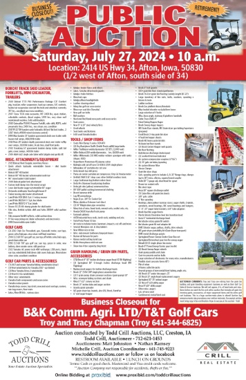 B & K COMMERCIAL LTD BUSINESS LIQUIDATION