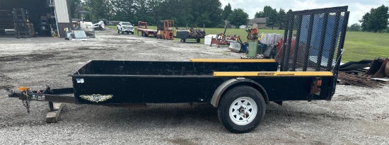 2005 H & H 6 X 12 SINGLE AXLE TRAILER