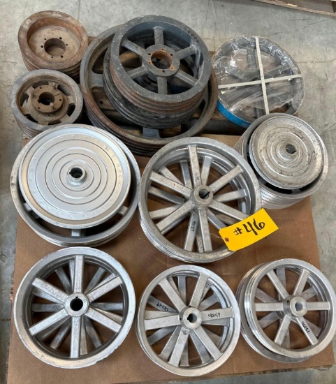 NEW ALUMINUM & STEEL PULLEYS