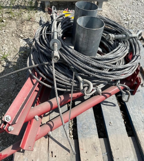 DMC 4 IN SPOUT TRUSS WITH CABLE AND HARDWARE