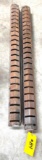 4 SCHLAGEL DUMP PIT BAR HOLDERS - 50 IN