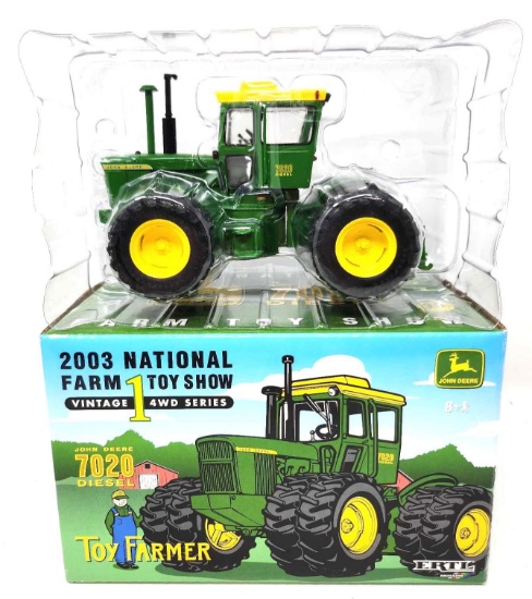 2003 ERTL JOHN DEERE 7020 DIESEL TRACTOR NIB